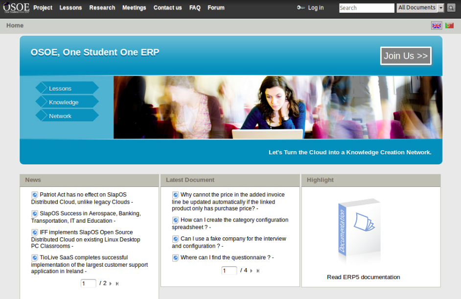 One Student One ERP (OSOE)  programme