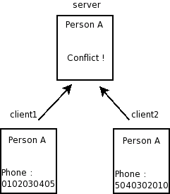 ERP5 HowTo | SyncML - Screenshot Conflict