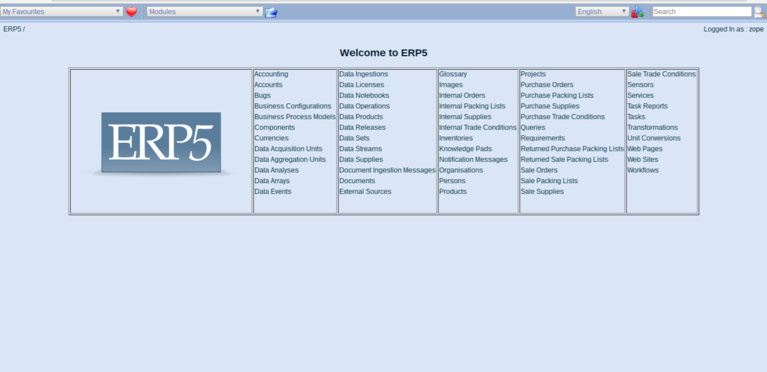 Wendelin ERP5 - All set