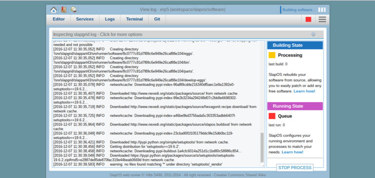 Requesting a Webrunner with ERP5 - SlapOS Webrunner Install Software Release