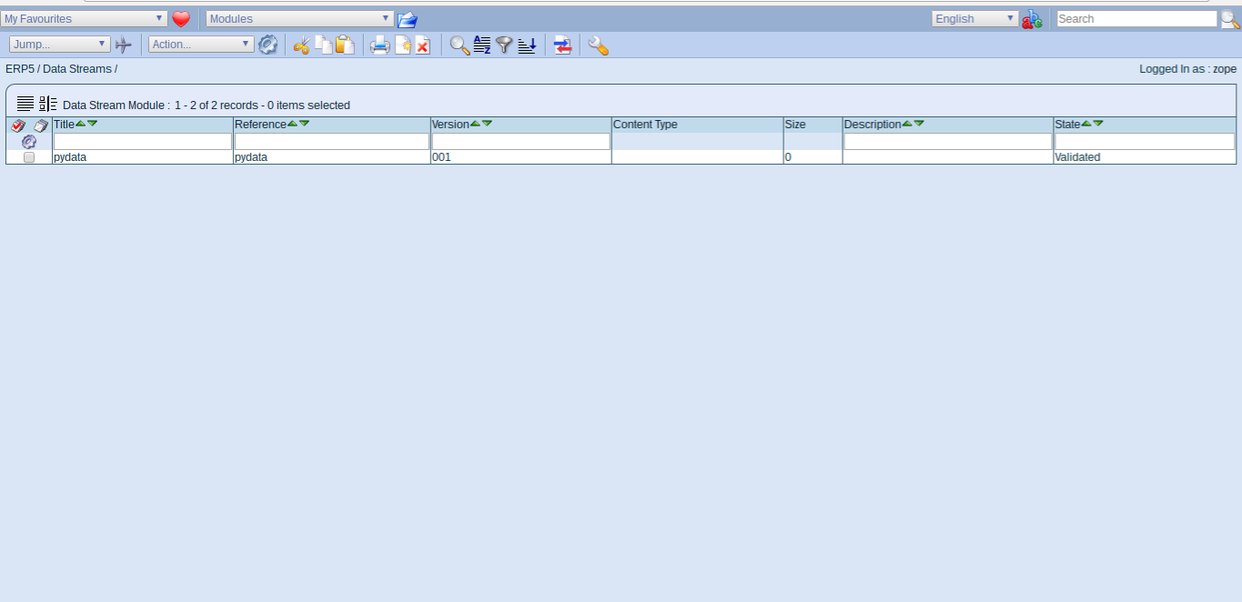 Wendelin-ERP5 Data Stream